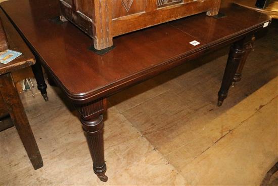 Late Victorian extending dining table(-)